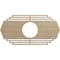 Ekena Millwork Chrysler Wood Fretwork Pierced Ceiling Medallion, Birch, 22"W x 11"H x 5 3/4"ID x 1/4"T CMWP22X11X0250CSBI - alternate 1